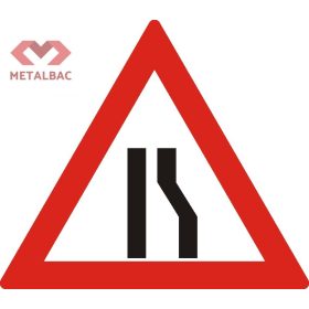 Drum ingustat pe partea dreapta, A10