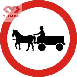 Accesul interzis vehiculelor cu tracțiune animală, C11