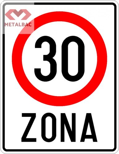 Zonă cu viteză limitată la 30 km/h, C44