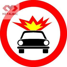   Accesul interzis vehiculelor care transportă substanţe explozibile sau uşor inflamabile, C46