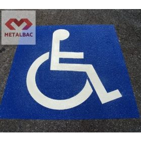   Preformat termoplastic "LOC PERSOANE CU DIZABILITATI" 1000*1200 mm