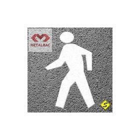 Preformat termoplastic, PIETON, culoare alb 